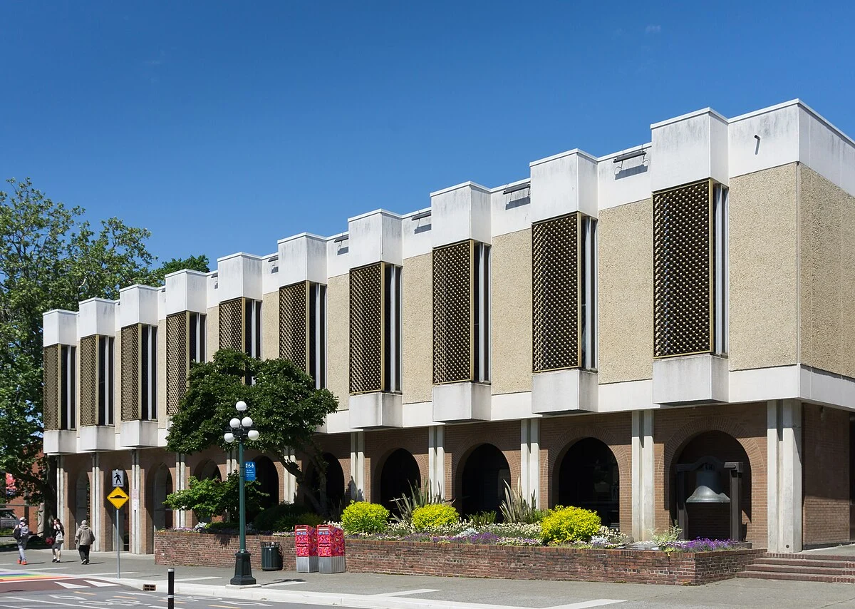 Das Rathaus-Nebengebäude in Victoria