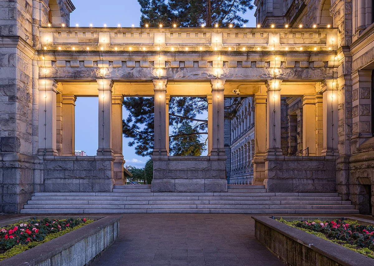 Das Parlament von British Columbia in Victoria