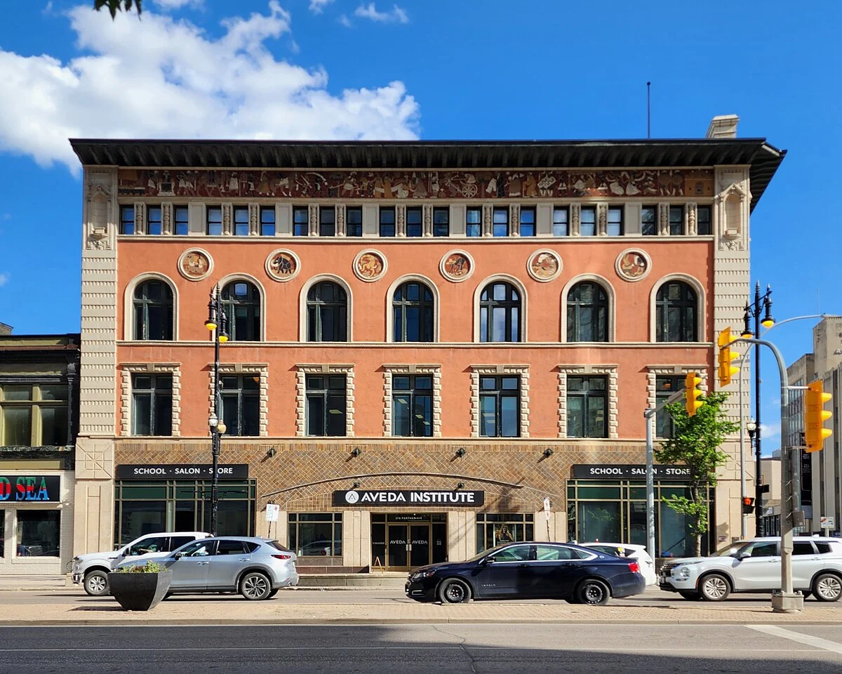 Das Birks Building an der Portage Avenue in Winnipeg
