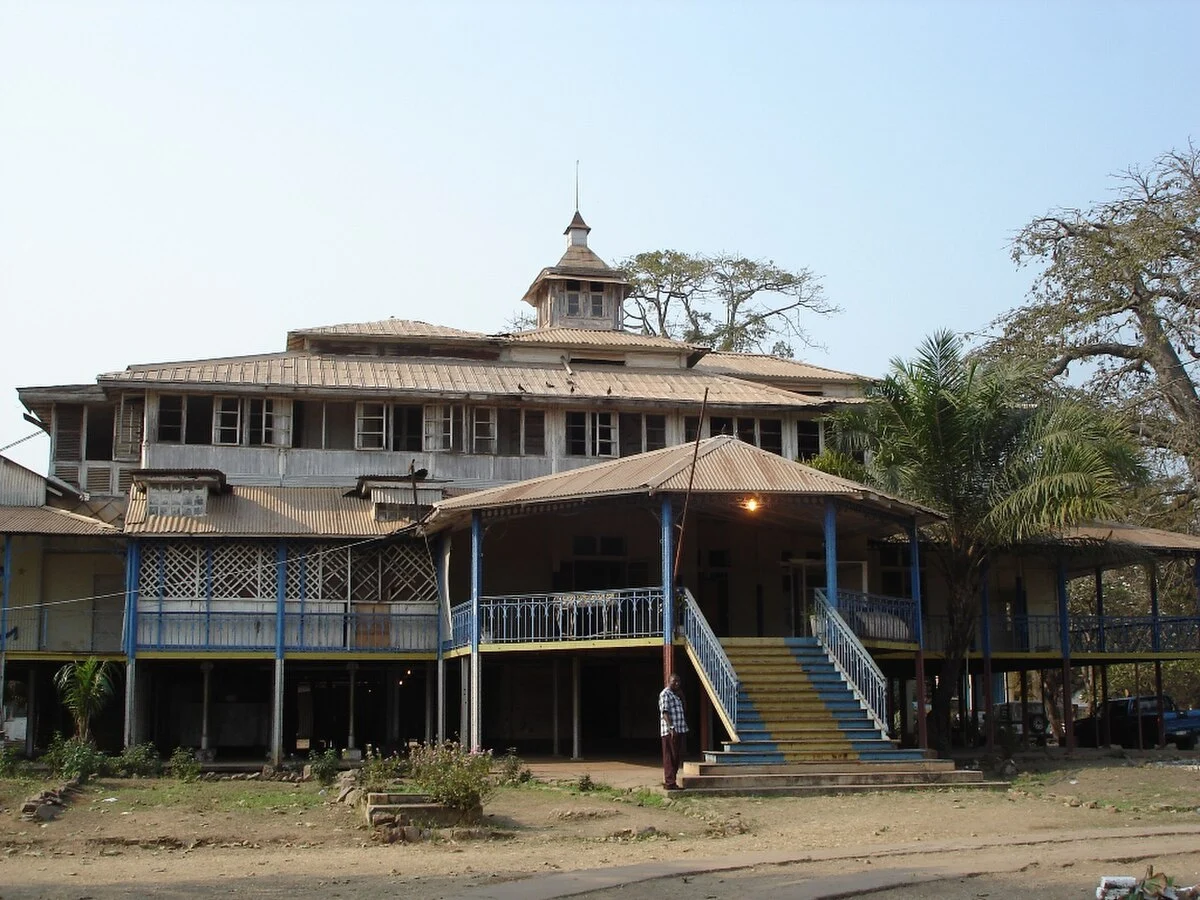 Die ehemalige Residenz des Generalgouverneurs in Boma