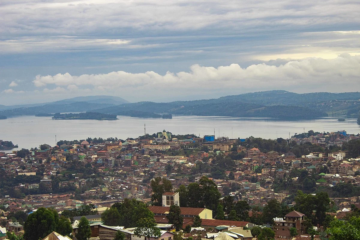 Der Kiwusee zwischen Bukavu und Cyangugu