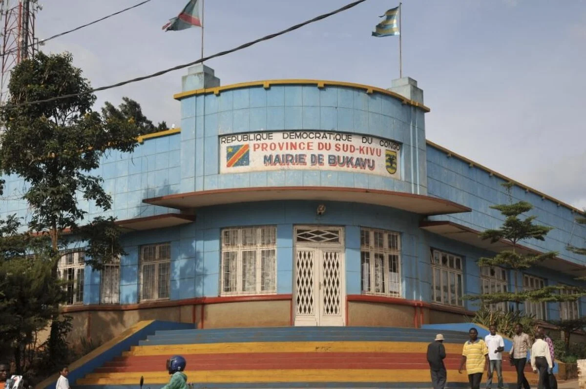Das Rathaus von Bukavu