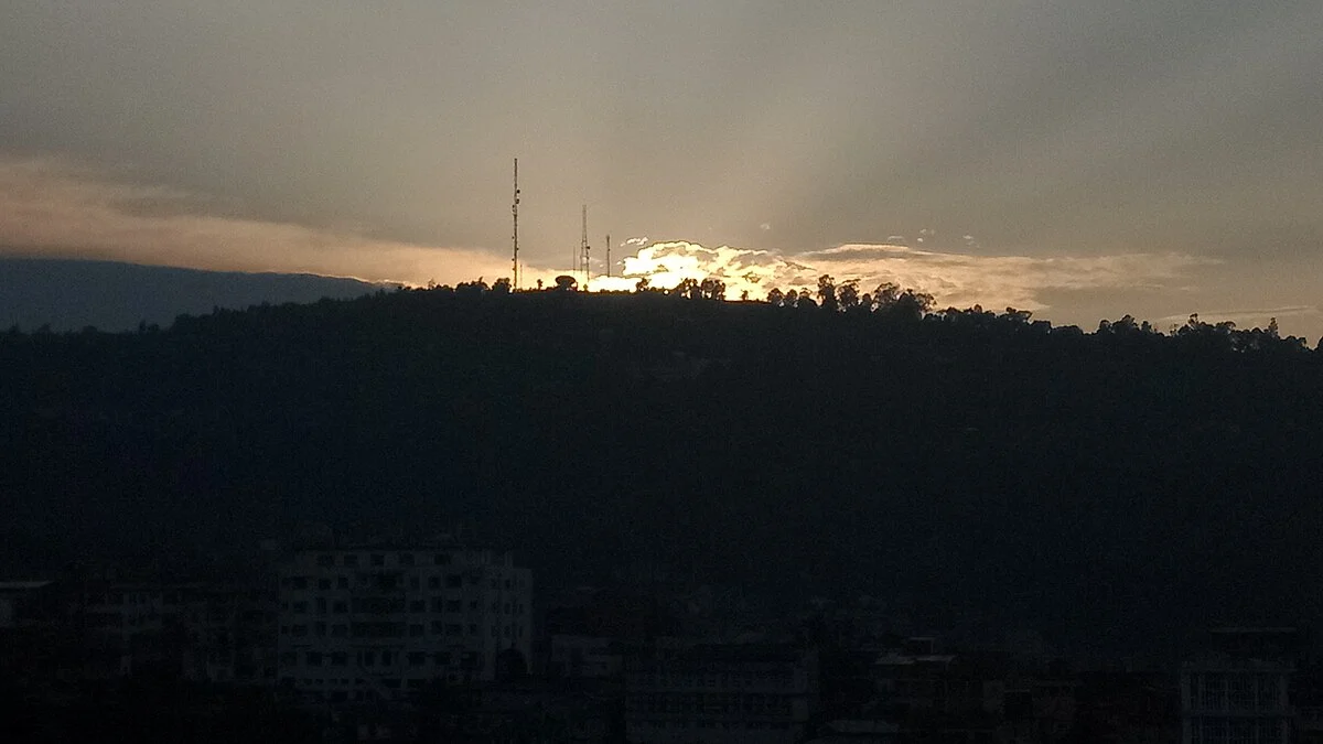 Sonnenuntergang über Bukavu