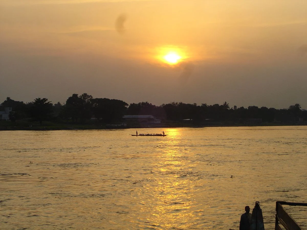 Sonnenuntergang über Butembo
