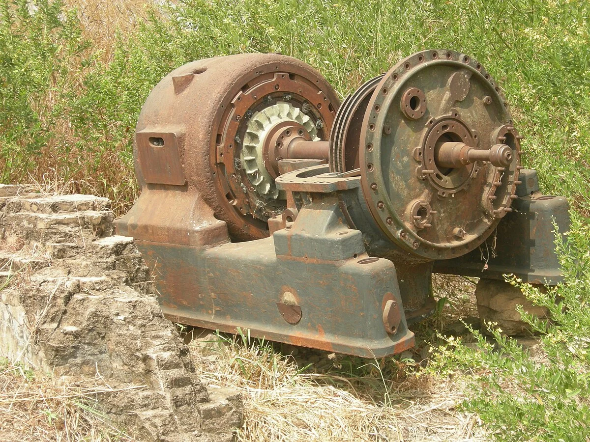 Überreste der Funkstation Kamina (östlich von Atakpamé – Togo); 1914 gebaut und zerstört durch die deutschen Kolonialisten