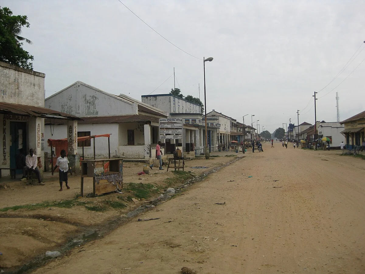 Straße in Kindu