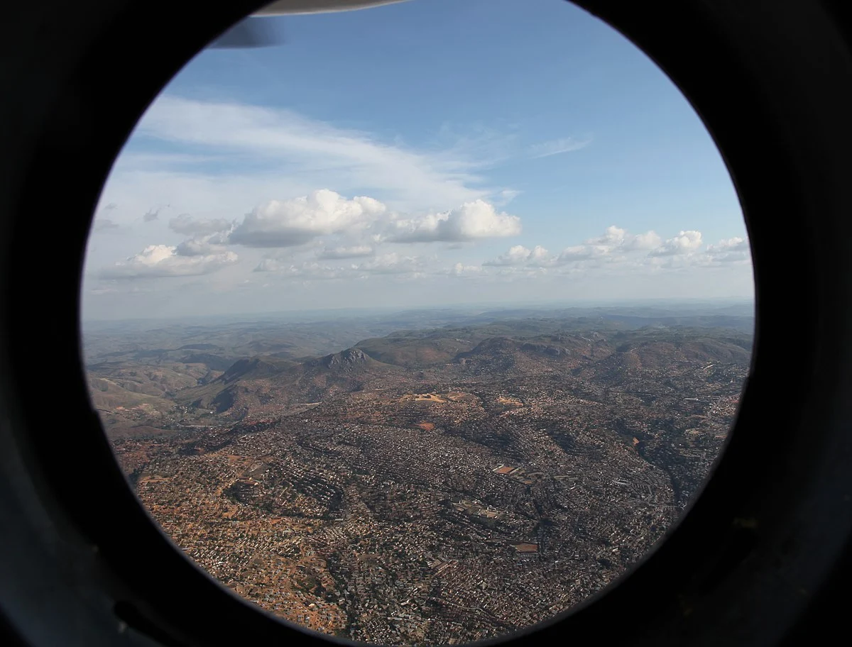 Matadi aus dem Hubschrauber
