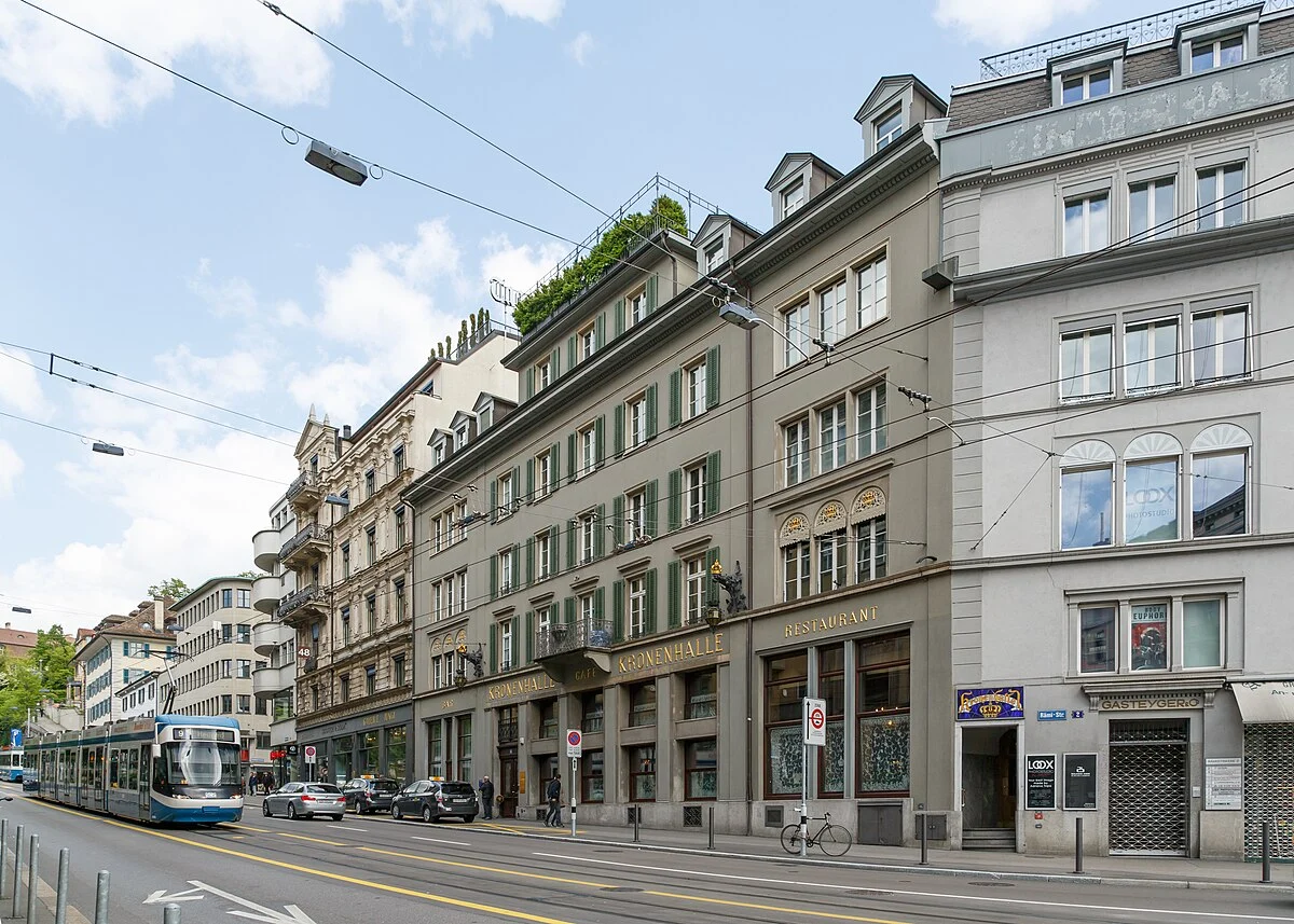 Die Kronenhalle in Zürich