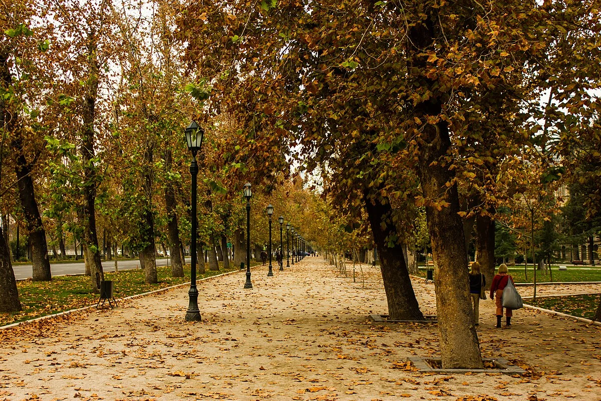 Santiago de Chile im Herbst