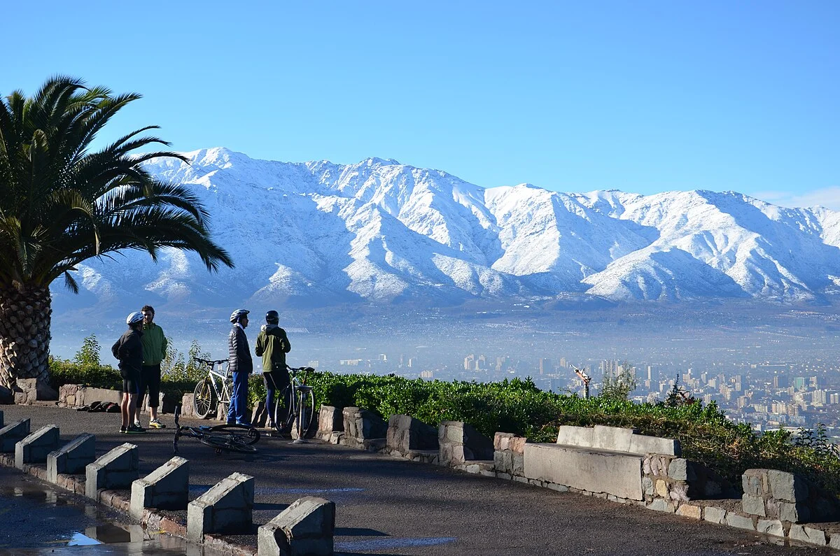 Berge über Santiago de Chile