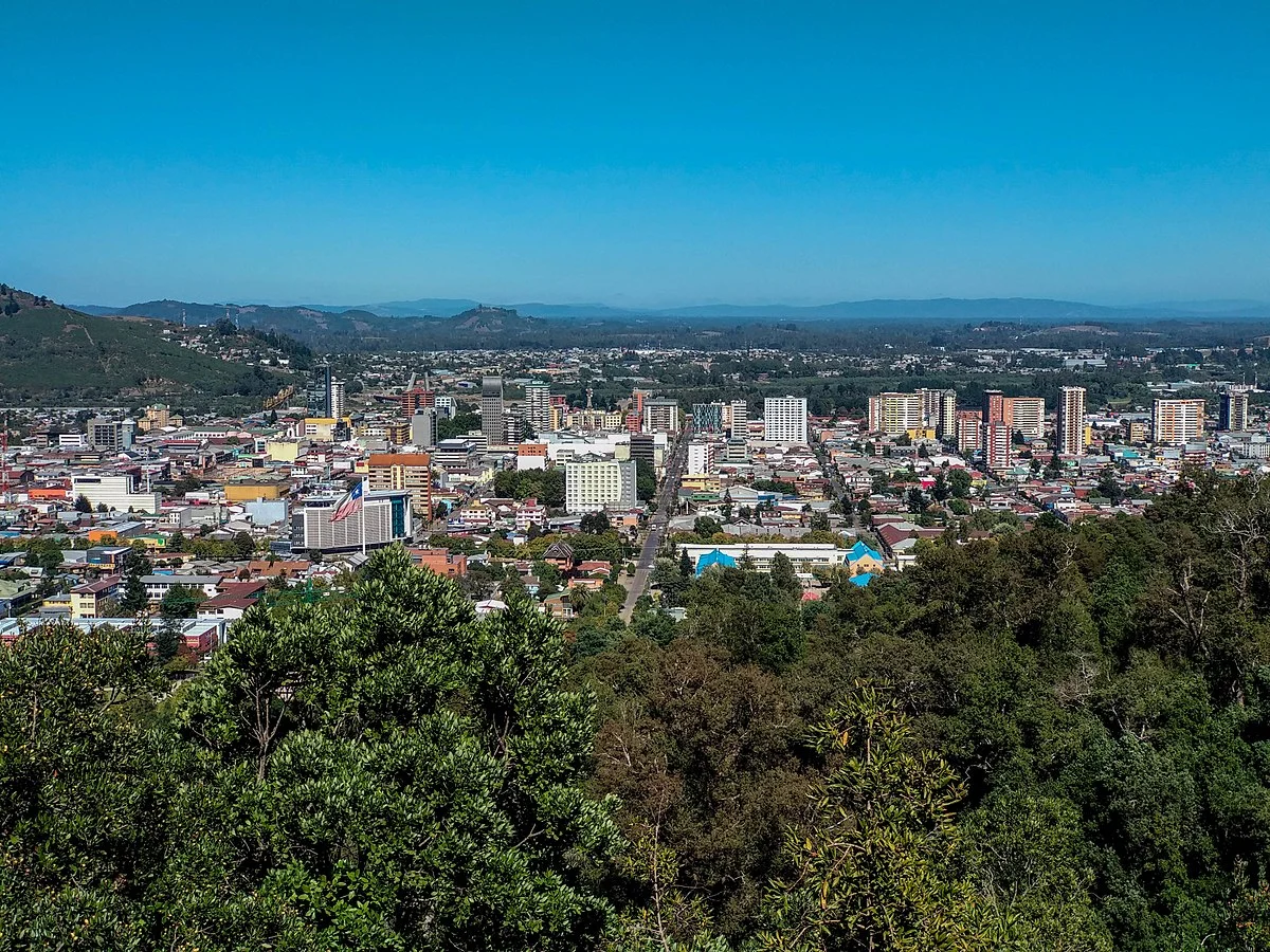 Temuco vom Naturdenkmal Cerro Ñielol