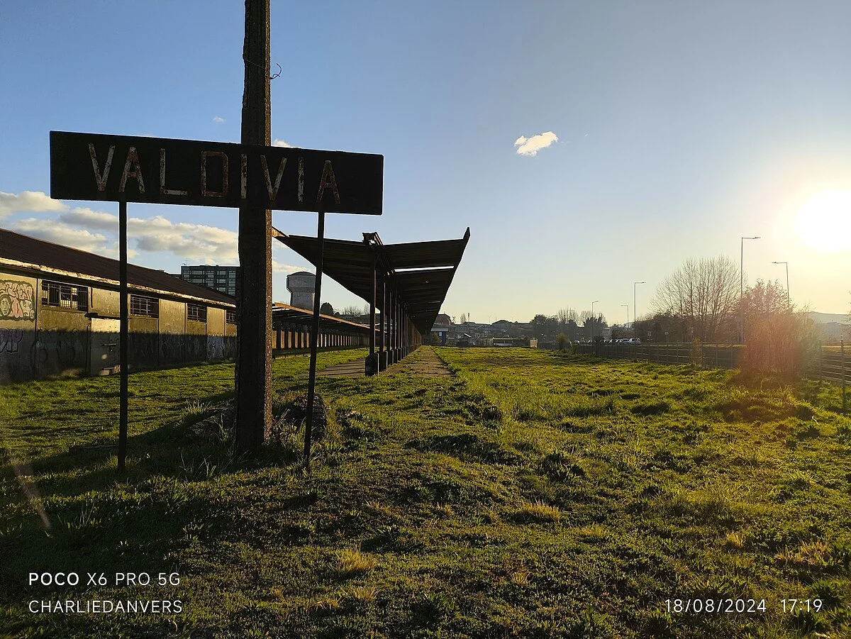Der Bahnhof von Valdivia