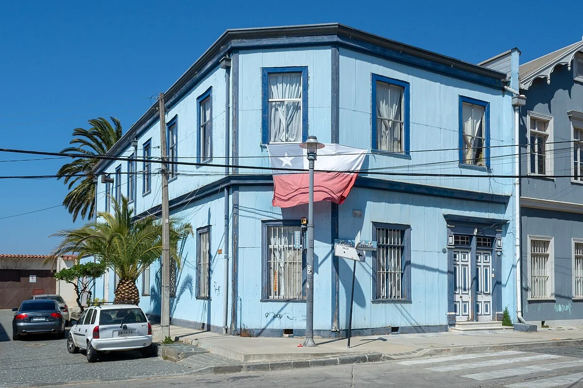 Hostal auf dem Cerro Alegre in Valparaíso