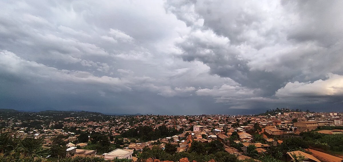 Bafoussam aus der Luft