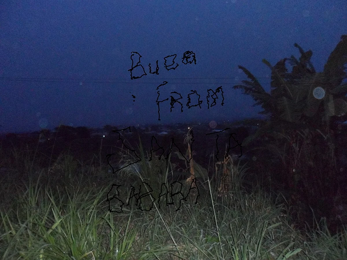 Blick auf Buea von Santa Barbara