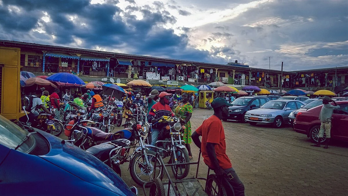 Park am Markt von Kumba