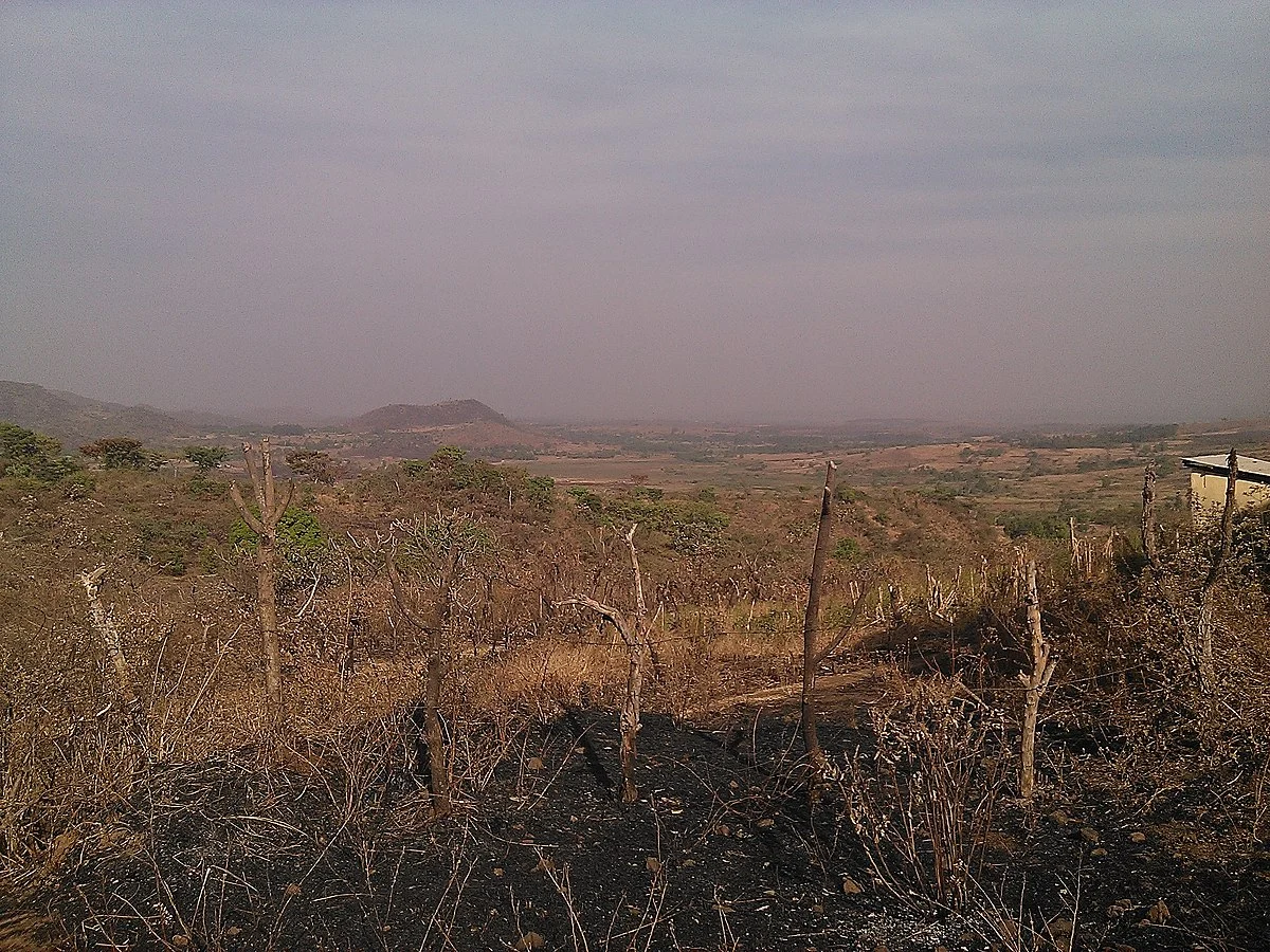 Landschaft um Ngaoundéré in der Trockenzeit