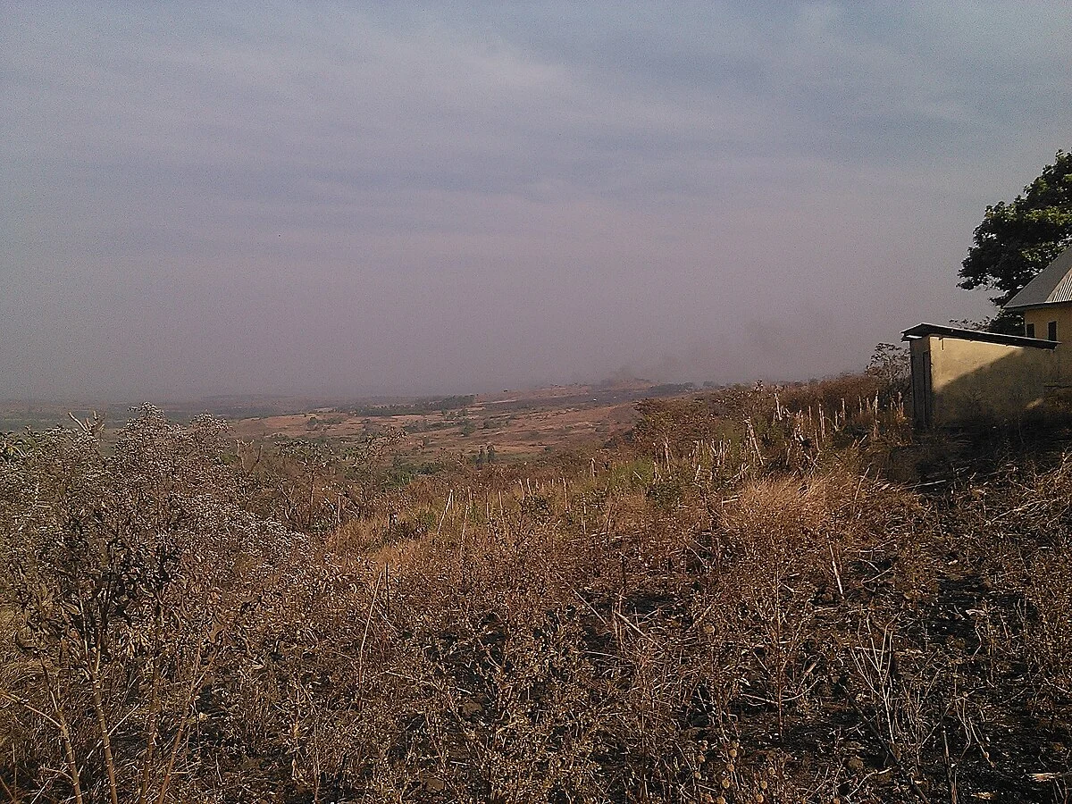 Landschaft um Ngaoundéré in der Trockenzeit
