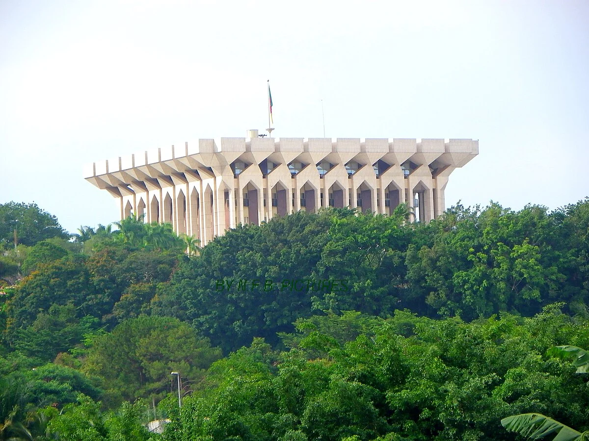 Der Präsidentenpalast Palais de l’Unité in Yaoundé