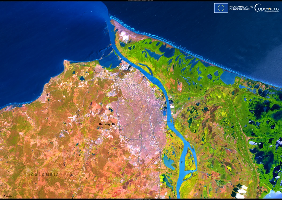 Barranquilla am Río Magdalena