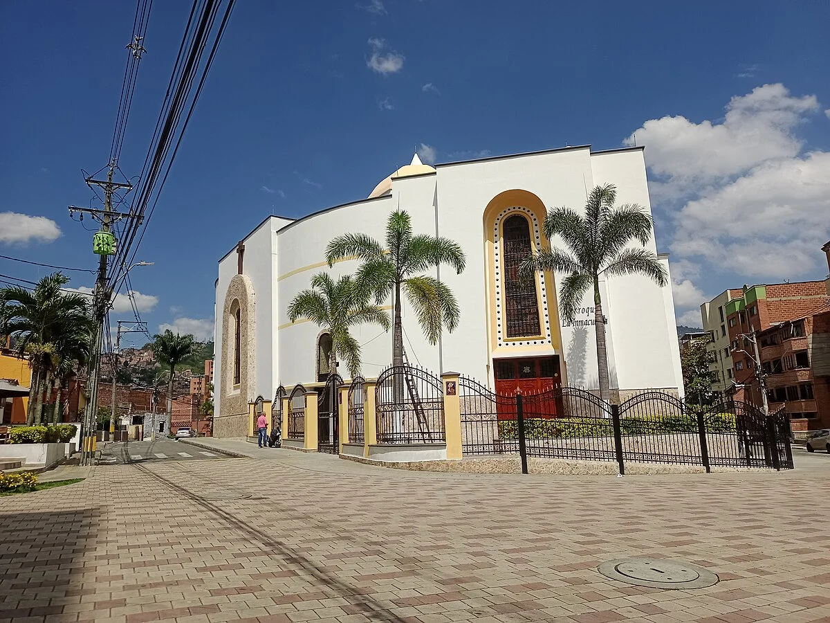 Die Kirche der Unbefleckten Empfängnis in Medellín