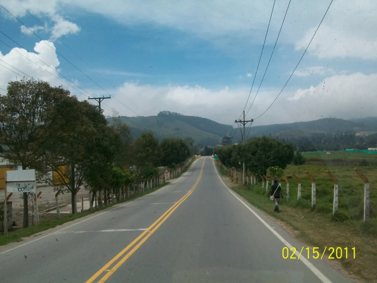 Der Río Bogotá bei Soacha