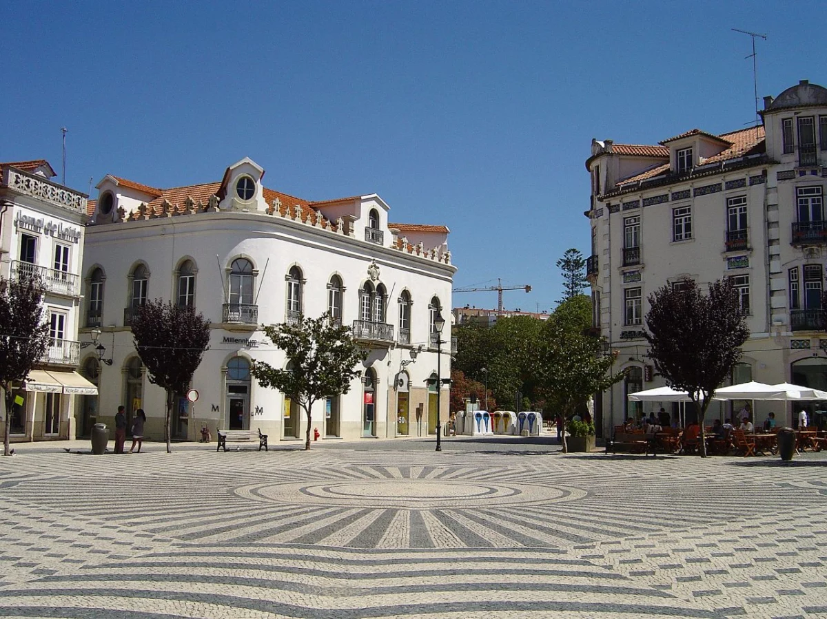 Der Platz Rodrigues Lobo in Leiria