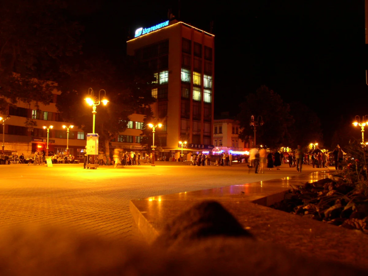 Iwano-Frankiwsk bei Nacht