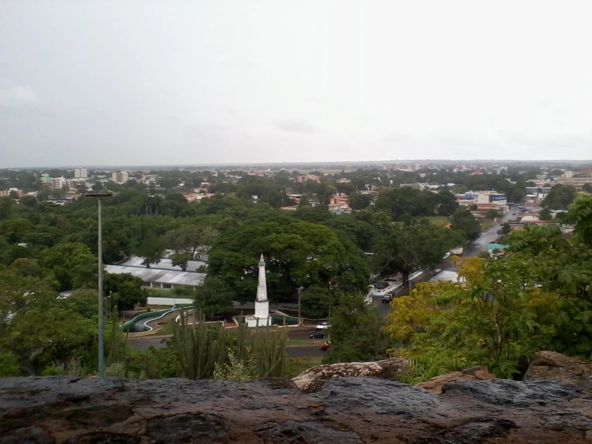 Ciudad Bolívar, gesehen vom Fortín El Zamuro