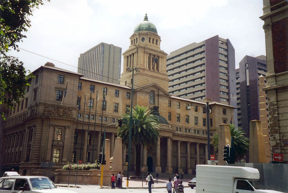 Das Rathaus von Johannesburg an der Market Street