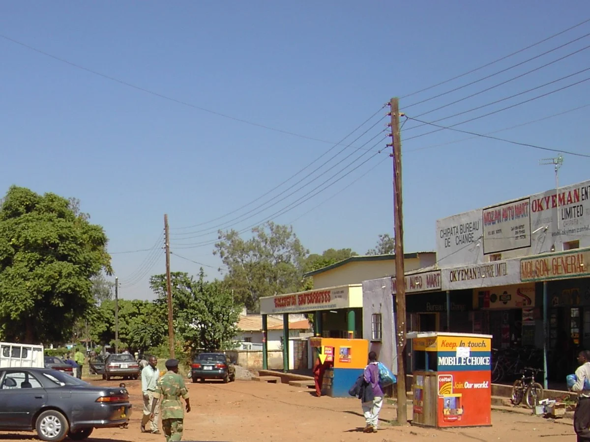 Geschäfte an der Great East Road in Chipata