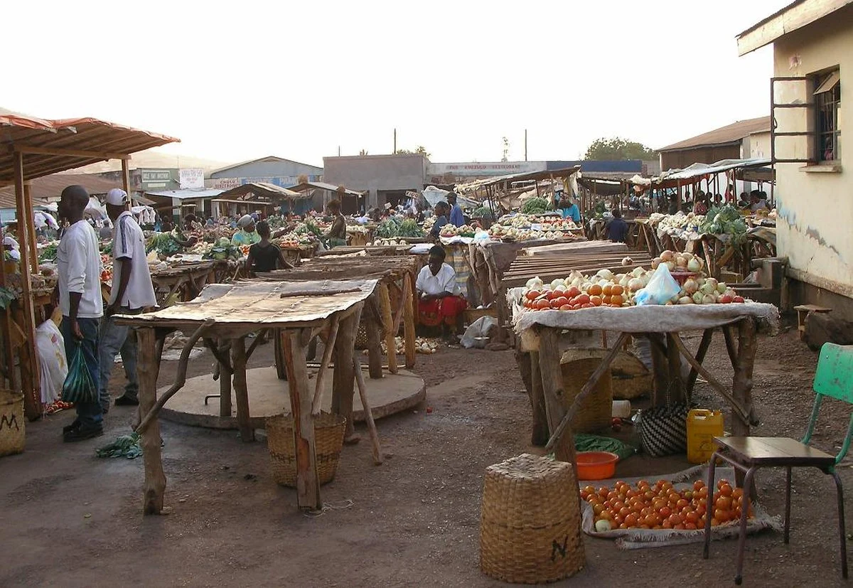 Der Gemüsemarkt in Chipata