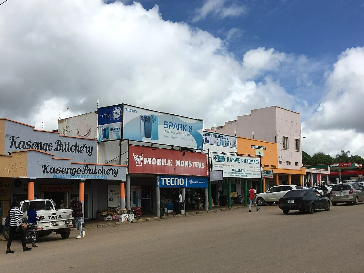 Die Buntungwa Street in Kabwe