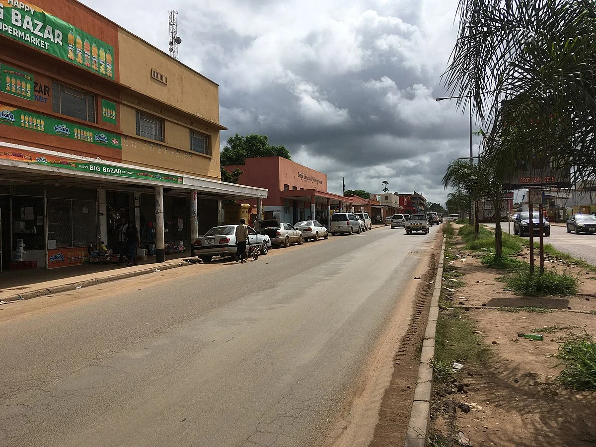 Die Great North Road in Kabwe