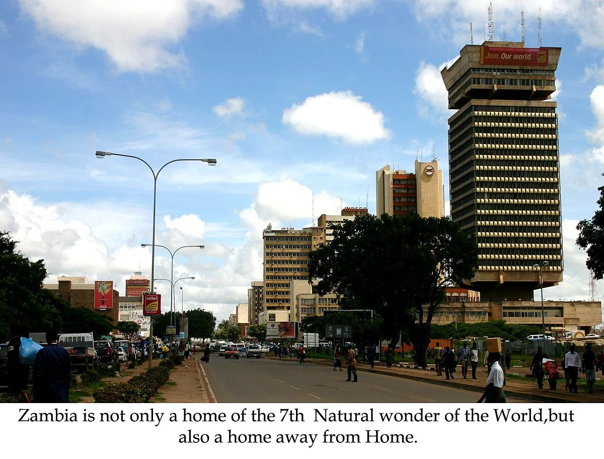 Die Cairo Road in Lusaka