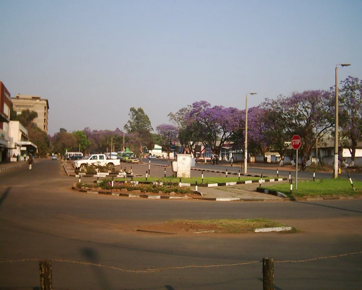 Straße in Ndola