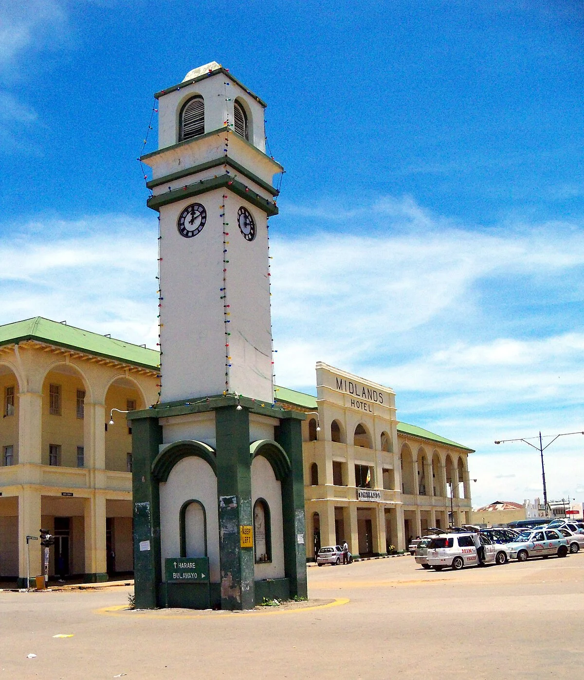 Die Boggie-Uhr in Gweru