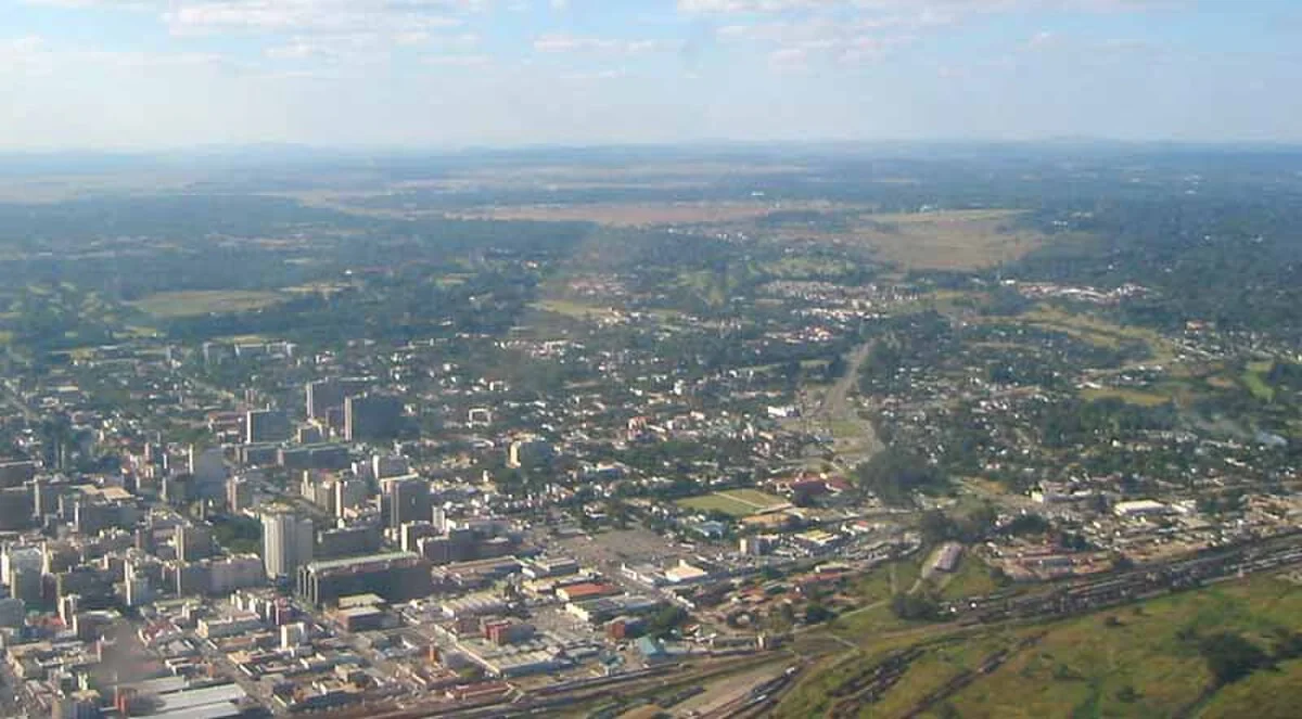 Das Zentrum von Harare