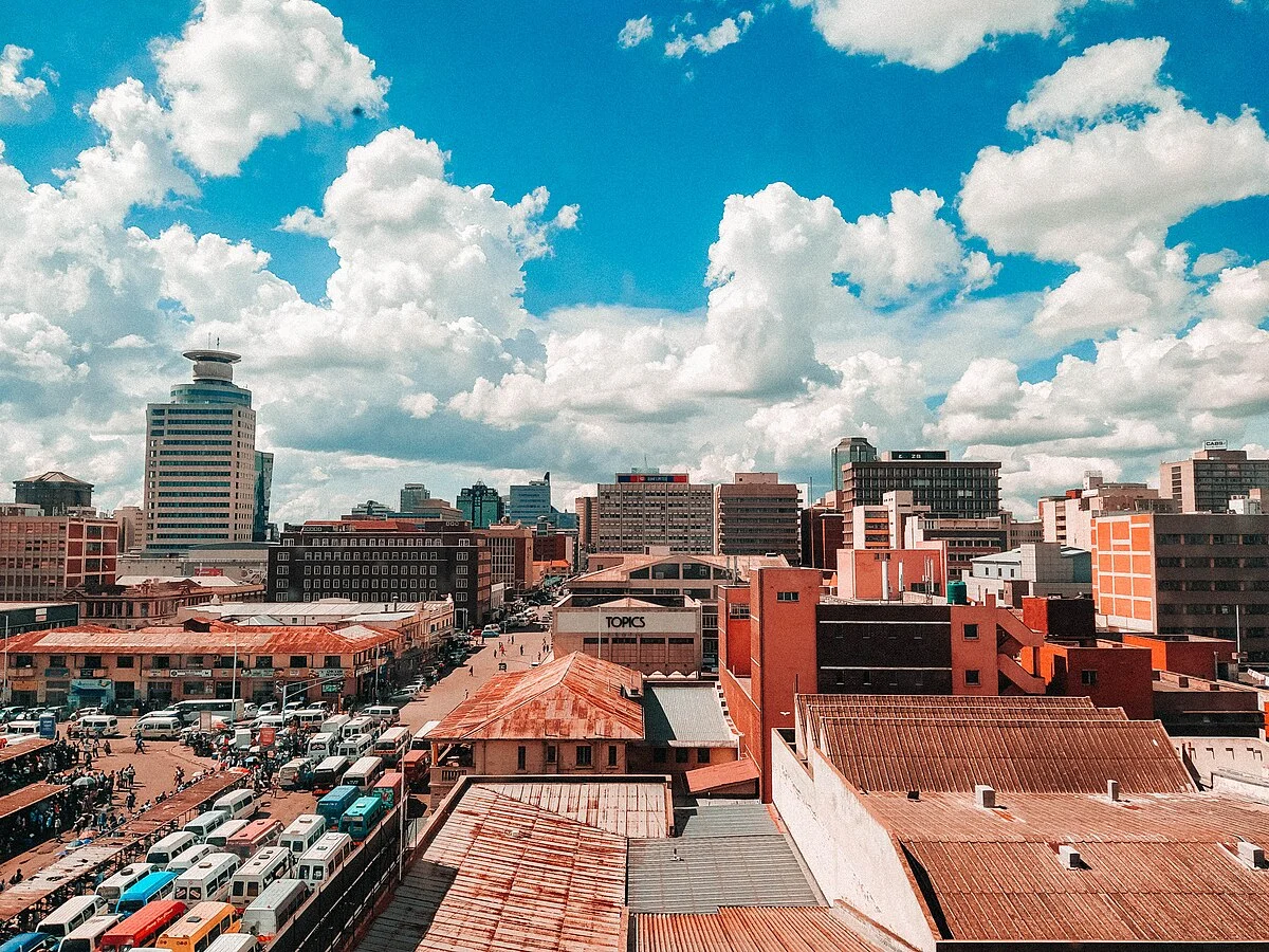 Stadtansicht von Harare