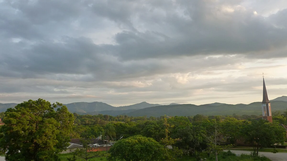 Blick von Mutare nach Osten Richtung Mosambik