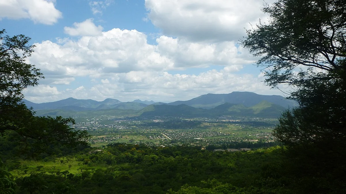 Mutare, gesehen vom Christmas Pass