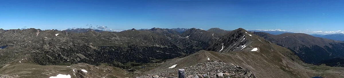 Panorama vom Gipfel der Tosseta de Vallcivera