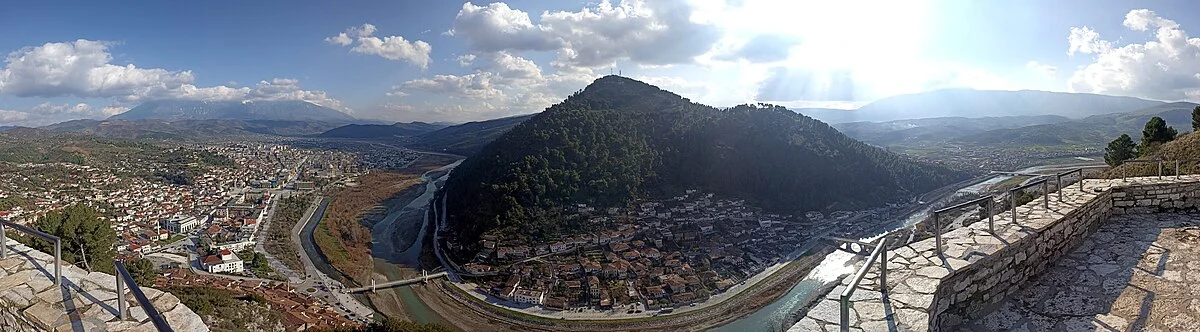 Panorama von Berat