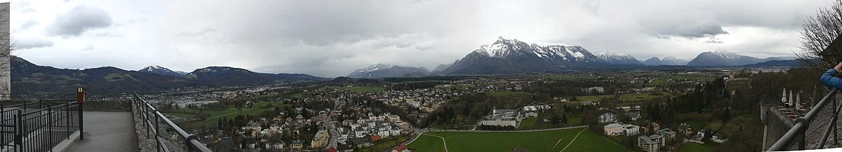 Blick von der Festung Hohensalzburg