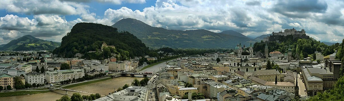 Panorama der Salzburger Altstadt