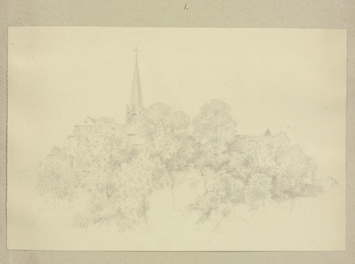 Architektur · Stadtansicht · Aschaffenburg · Prospekt einer Stadt, Stadtpanorama, Silhouette einer Stadt