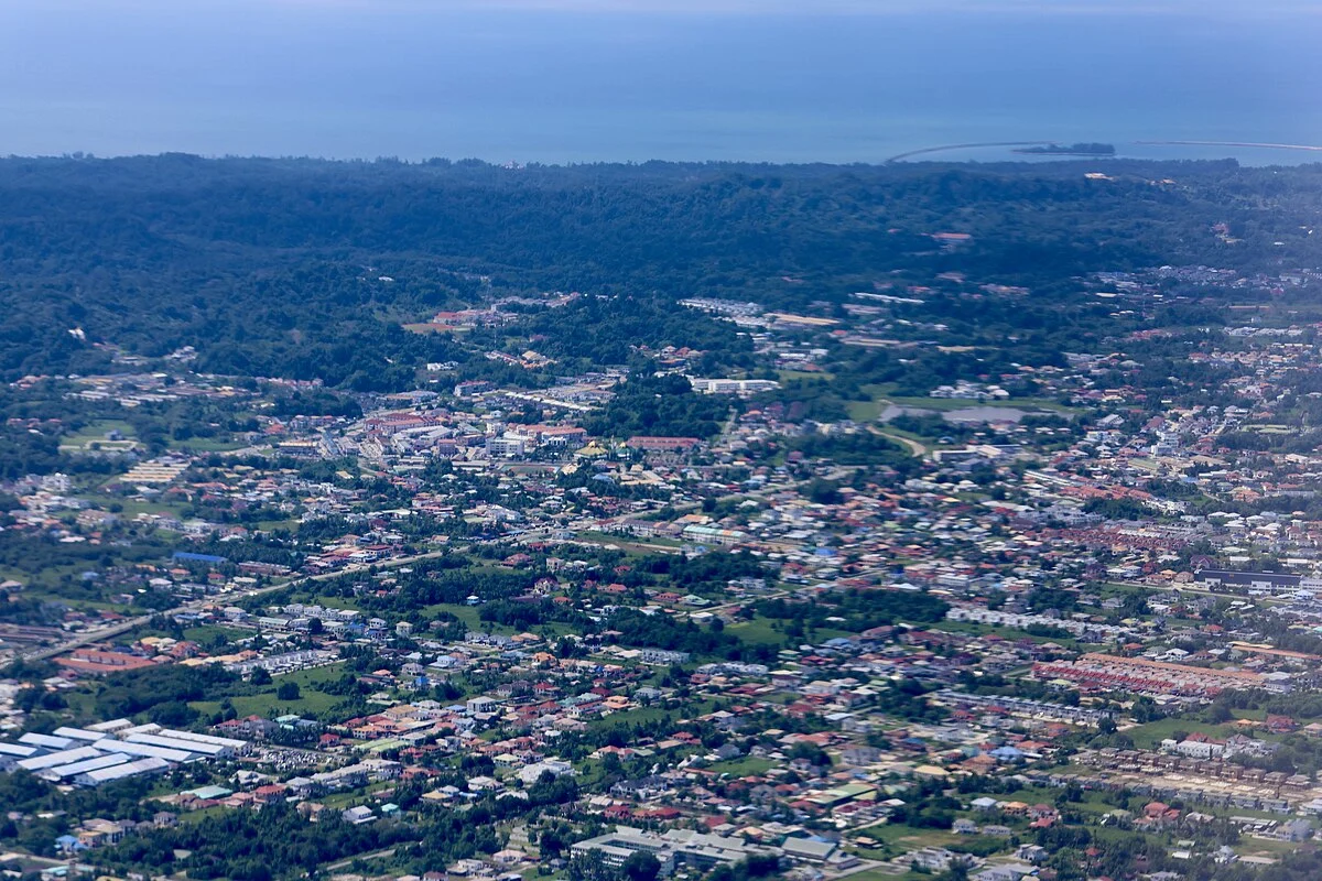 Brunei aus der Luft