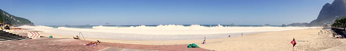 Strand von São Conrado in Rio de Janeiro