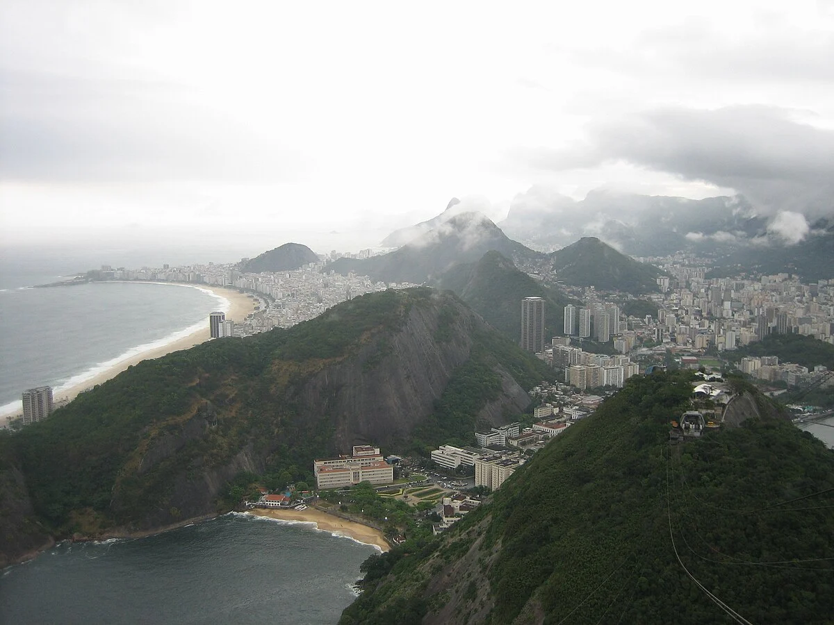 Blick vom Zuckerhut in Rio de Janeiro