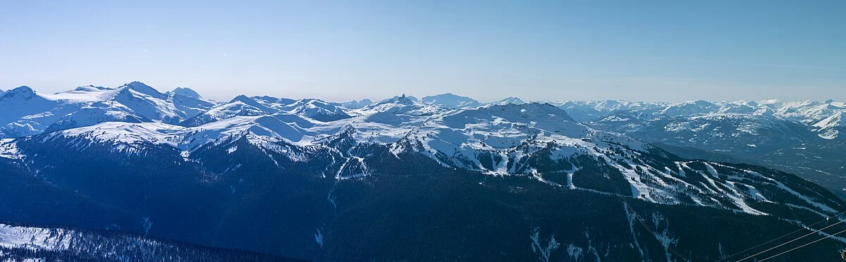 Whistler Mountain, gesehen von der Peak-2-Peak-Gondel